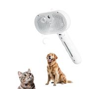 PPSMRT Fur Comb for Dogs, USB Charging Brush, Steam Added 35ml Water Tank 11.5 x 8 x 20.8 cm, Hair Care, Detangling, Knots Removal, (Pink)