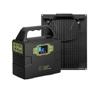 PPT Powerpack 100+ Portable Power Station with 30W 12V Semi Flexible Solar Panel