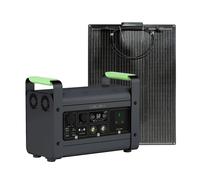 PPT Powerpack Pro 1000 Portable Power Station with 80W 12V Semi Flexible Solar Panel