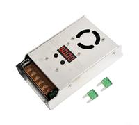 PPT Solar Charge Controller 600W, 25A Step-Down Regulator for 12V 24V Lithium For LiFePO4 Acid, Magnesium Aluminum Alloy Housing with LED Display and Fan Coolin