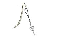 ppt20 Concorde Pewter Emblem On A Pattern Bookmark with Cord