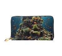 PPTHSNVB Autumn Thanksgiving Women's Wallet Large Capacity Credit Card Holder Zip Phone Clutch Ladies Travel Purse, Biodiversity, One Size, Classic