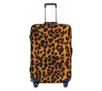 PPTHSNVB Cool Cheetah Leopard Luggage Covers for Suitcase Elastic Suitcase Cover Protector Dustproof Anti-Scratch Thicken Travel Luggage Cover Washable Baggage Covers Fit 18-32 Inch Luggage, Black, XL