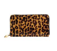 PPTHSNVB Cool Cheetah Leopard Women's Wallet Large Capacity Credit Card Holder Zip Phone Clutch Ladies Travel Purse, Cool Cheetah Leopard, One Size, Classic