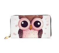 PPTHSNVB Cute white tiger Women's Wallet Large Capacity Credit Card Holder Zip Phone Clutch Ladies Travel Purse, Cute Owl, One Size, Classic