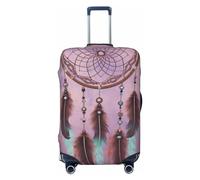 PPTHSNVB Dream Catcher Luggage Covers for Suitcase Elastic Suitcase Cover Protector Dustproof Anti-Scratch Thicken Travel Luggage Cover Washable Baggage Covers Fit 18-32 Inch Luggage, Black, L