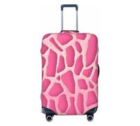 PPTHSNVB Giraffe Texture Luggage Covers for Suitcase Elastic Suitcase Cover Protector Dustproof Anti-Scratch Thicken Travel Luggage Cover Washable Baggage Covers Fit 18-32 Inch Luggage, Black, M