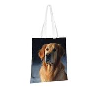 PPTHSNVB golden retriever Canvas Tote Bag for Women Reusable Shopping Grocery Bags with Handles Cloth bags