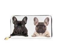 PPTHSNVB golden retriever Women's Wallet Large Capacity Credit Card Holder Zip Phone Clutch Ladies Travel Purse, French Bulldog, One Size, Classic