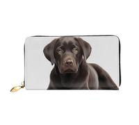 PPTHSNVB Green Frog Women's Wallet Large Capacity Credit Card Holder Zip Phone Clutch Ladies Travel Purse, Dog, One Size, Classic