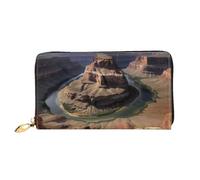 PPTHSNVB Hot Air Balloon Women's Wallet Large Capacity Credit Card Holder Zip Phone Clutch Ladies Travel Purse, Grand Canyon Arizona, One Size, Classic
