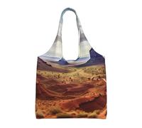 PPTHSNVB Landscape of Monument Valley Canvas Tote Bag for Women Reusable Shopping Grocery Bags with Handles Cloth bags