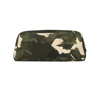 PPTHSNVB Pencil Case Army camouflage Pencil Pouch with Zipper Pencil Bag Large Capacity Leather Pencil Pouch Portable Makeup Bag for Women Men