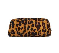 PPTHSNVB Pencil Case Cool Cheetah Leopard Pencil Pouch with Zipper Pencil Bag Large Capacity Leather Pencil Pouch Portable Makeup Bag for Women Men