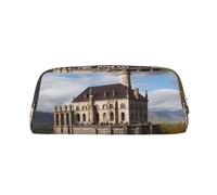 PPTHSNVB Pencil Case Historical monuments of Armenia Pencil Pouch with Zipper Pencil Bag Large Capacity Leather Pencil Pouch Portable Makeup Bag for Women Men