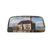 PPTHSNVB Pencil Case Historical monuments of Armenia Pencil Pouch with Zipper Pencil Bag Large Capacity Leather Pencil Pouch Portable Makeup Bag for Women Men