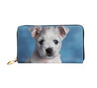 PPTHSNVB Submarine Shark Coral Women's Wallet Large Capacity Credit Card Holder Zip Phone Clutch Ladies Travel Purse, Puppy Blue Rose, One Size, Classic