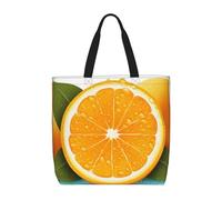 PPTHSNVB Tote Bag for Women Reusable Shopping Grocery Bags Fresh Orange Fruit Shoulder Bags Handbag Weekender Bag