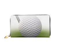 PPTHSNVB Wild bobcat Women's Wallet Large Capacity Credit Card Holder Zip Phone Clutch Ladies Travel Purse, Golf Ball, One Size, Classic