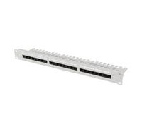 PPU6-1124-S Patch Panel 24 Port 1U 19" Cat.6 UTP with Organizer