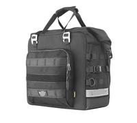 PPWIALL Motorcycle Side 25L Quick Release Saddle Bag 1 Piece Motor Hard Rack Motorbike Panniers