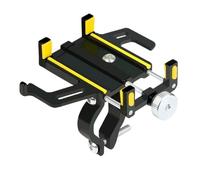 PPWIALL Phone Holder For Motorbike Motorcycle Phone Handlebar Clamp Anti Shake Flexible Adjustable Aluminium Motorcycle Bicycle Phone Holder Cycling Accessories(Red)