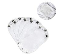 PPX 5Pcs Baby Bodysuit Extender Onesie Extenders Universal Jumpsuit Extend Body Extender Push Button Baby - White