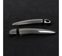 PPXDM ABS Carbon Fiber Car External Side Door Handle Bowl Catch Cover Protection Trim LHD for M2 F87 M4 F82 M3 F80 M2C Vehicle Door Handle Cover