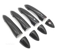 PPXDM Car Carbon Fiber Style Exterior Door Handle Cover Trim Decor Auto for Alfa-Romeo for Giulia 952 for Stelvio 949 15-20 Vehicle Door Handle Cover(B)