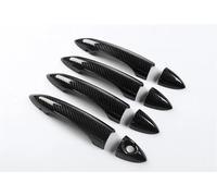 PPXDM Car Carbon Fiber Style Exterior Door Handle Cover Trim Decor Auto for Alfa-Romeo for Giulia 952 for Stelvio 949 15-20 Vehicle Door Handle Cover(A)
