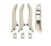PPXDM Car Door Handle Inside Pull Trim Cover for BMW 5 Series F10/F11/F18 2010-2017(RHD Oyster 7pcs)