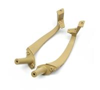 PPXDM Car Front Rear Door Inside Grab Pull Handle Cover Trim for Benz S Class W220 1998-2003(Front Inner Yellow)