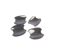 PPXDM Car Styling Carbon Fiber Outer Door Bowl Handle Stickers Protection Covers Trim for Civic FB 2012-2015 G9 Vehicle Door Handle Cover(A)