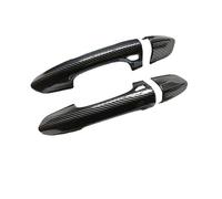 PPXDM Glossy Black Car Door Handle Cover Trim Overlays Styling Accessories for Ford for Mustang 6 MK6 S550 2015~2023 Vehicle Door Handle Cover