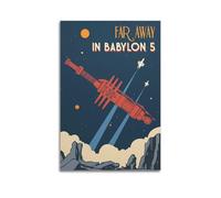 PPZEBDYB Babylon 5 Vintage II Poster Poster Decorative Painting Canvas Wall Posters And Art Picture Print Modern Family Bedroom Decor Posters 24x36inch(60x90cm)