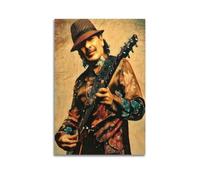 PPZEBDYB Carlos Santana Poster Poster Decorative Painting Canvas Wall Posters And Art Picture Print Modern Family Bedroom Decor Posters 16x24inch(40x60cm)