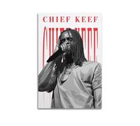 PPZEBDYB Chief Keef Singer Poster1 Poster Decorative Painting Canvas Wall Posters And Art Picture Print Modern Family Bedroom Decor Posters 08x12inch(20x30cm)