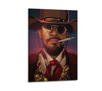 PPZEBDYB Django Unchained Poster Poster Decorative Painting Canvas Wall Posters And Art Picture Print Modern Family Bedroom Decor Posters 16x24inch(40x60cm)