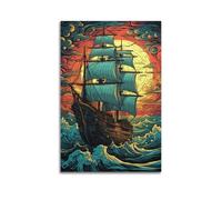 PPZEBDYB Driving Into The Sunset Poster Poster Decorative Painting Canvas Wall Posters And Art Picture Print Modern Family Bedroom Decor Posters 08x12inch(20x30cm)