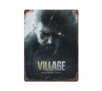 PPZEBDYB Game Resident Evil 7 PosterWall Decor Art Metal Tin Poster Modern Bar Decorations40x30cm