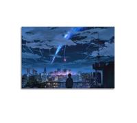 PPZEBDYB Japanese Anime Landscape Poster Poster Decorative Painting Canvas Wall Posters And Art Picture Print Modern Family Bedroom Decor Posters 08x12inch(20x30cm)