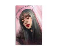 PPZEBDYB Lisa Blackpink Poster1 Poster Decorative Painting Canvas Wall Posters And Art Picture Print Modern Family Bedroom Decor Posters 08x12inch(20x30cm)