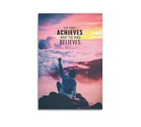 PPZEBDYB Live What You Believe in Poster Poster Decorative Painting Canvas Wall Posters And Art Picture Print Modern Family Bedroom Decor Posters 12x18inch(30x45cm)
