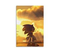 PPZEBDYB Sonic Forces Game Poster Poster Decorative Painting Canvas Wall Posters And Art Picture Print Modern Family Bedroom Decor Posters 16x24inch(40x60cm)