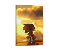 PPZEBDYB Sonic Forces Game Poster Poster Decorative Painting Canvas Wall Posters And Art Picture Print Modern Family Bedroom Decor Posters 24x36inch(60x90cm)