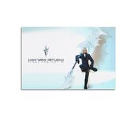 PPZEBDYB Thunder Returns Final Fantasy XIII Game Poster Poster Decorative Painting Canvas Wall Posters And Art Picture Print Modern Family Bedroom Decor Posters 20x30inch(50x75cm)
