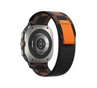 PPzsyxx Loop Style Nylon Woven Strap For Samsung Watch Ultra Watchbands For GALAXY WATCH 7 ULTRA 47MM No Gaps Bracelet(Checkered Black)