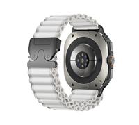 PPzsyxx Parachute Trail loop For Samsung Galaxy Watch Ultra Strap 47mm Nylon bracelet correa For Galaxy watch 7 Ultra band Accessories(White Black)