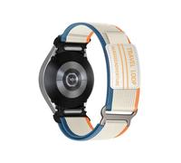 PPzsyxx Quick Fit Nylon Strap For Samsung Galaxy Watch 4/5/6/7 44m 40mm 6Classic 43mm 47mm 5Pro 45mm NO Gaps Band(Beige,For Galaxy 5 40mm 44mm)