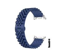 PPzsyxx Stainless Steel Band for Samsung Galaxy Watch8 8Classic 40 44 46mm Metal Strap for Watch Ultra/Ultra2 2025 Men Bracelet Accessories(Blue,For Watch 8 44mm)